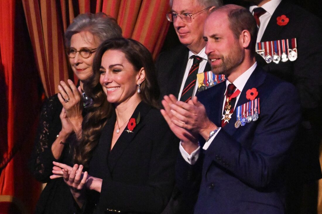 Kate assistiu no Royal Albert Hall a uma homenagem aos soldados britânicos mortos em conflito