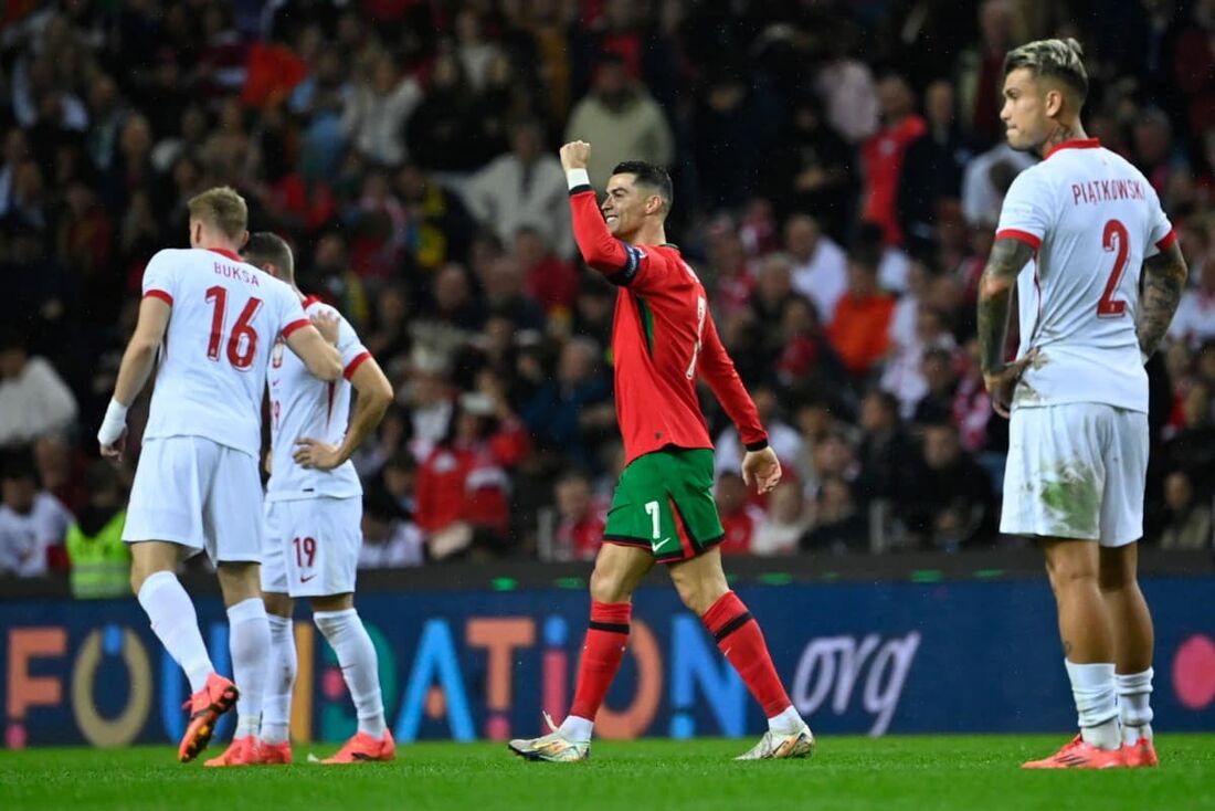 Cristiano Ronaldo teve grande participação na vitória de Portugal 