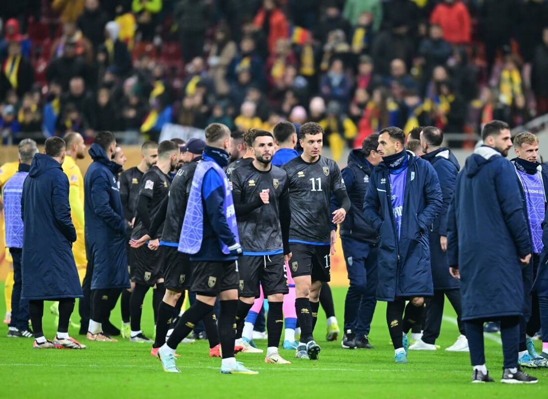 Jogadores do Kosovo deixaram o campo antes do final da partida 