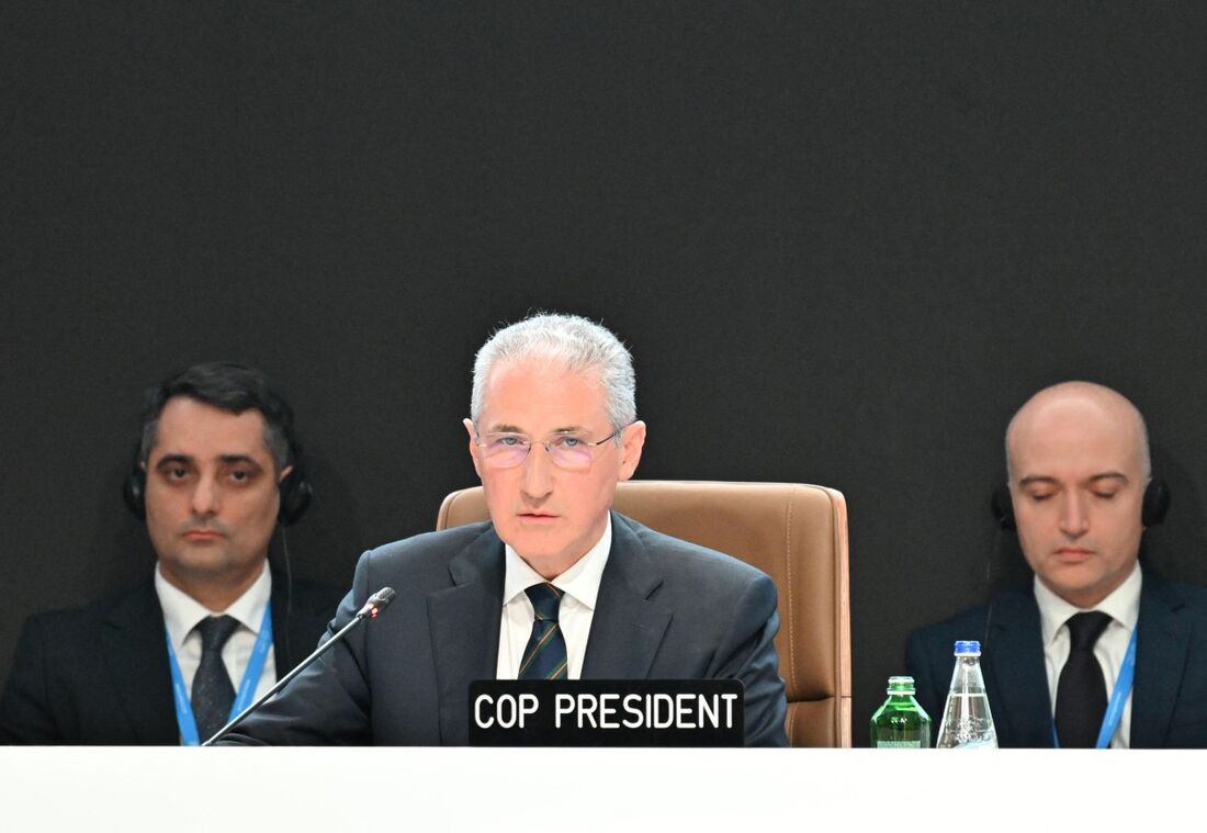 Delegações de pequenos Estados insulares e países em desenvolvimento se retiraram, neste (23), de uma reunião com a presidência azeri da COP29, em Baku