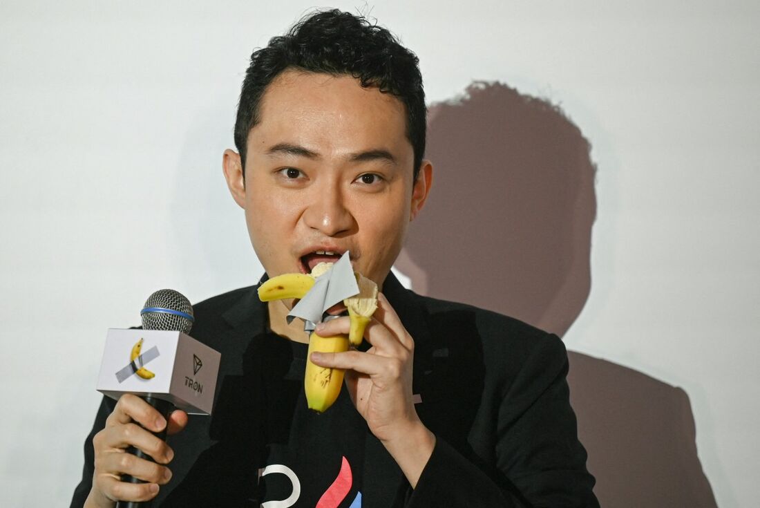 Justin Sun comeu a banana