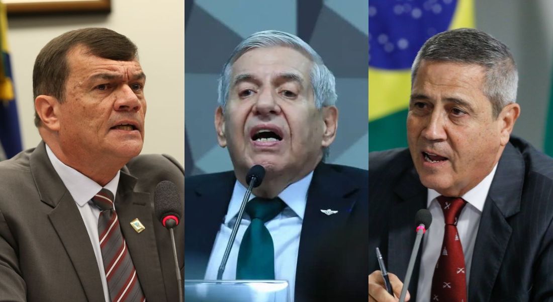 Ex-ministros Paulo Sérgio Nogueira, Augusto Heleno e Braga Netto estão na mira da investigação