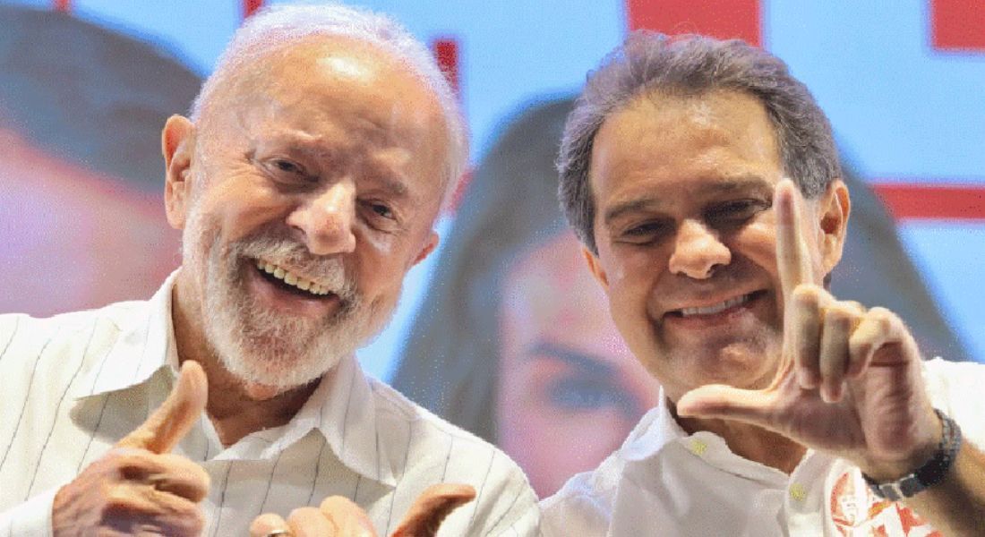 Lula e Evandro Leitão