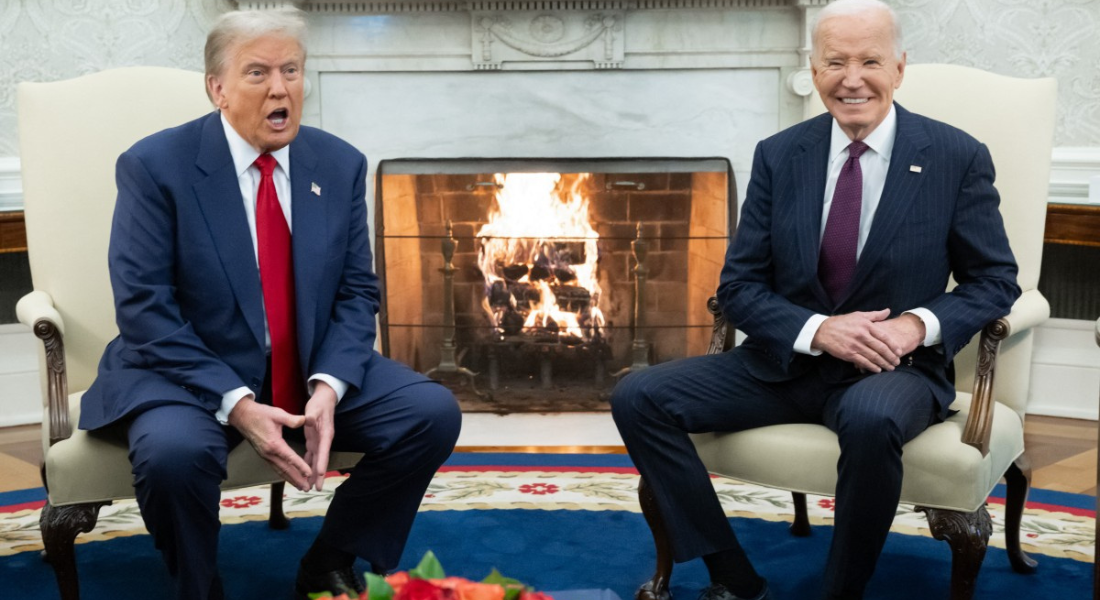 Encontro entre Trump e Biden na Casa Branca