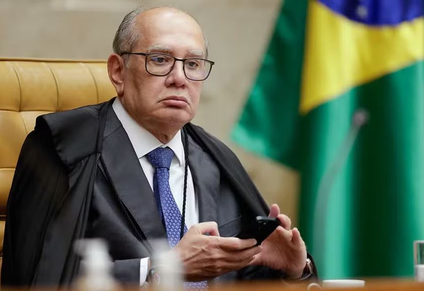 O ministro Gilmar Mendes, durante sessão do STF