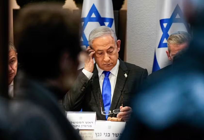 Benjamin Netanyahu faz reunião em Tel Aviv