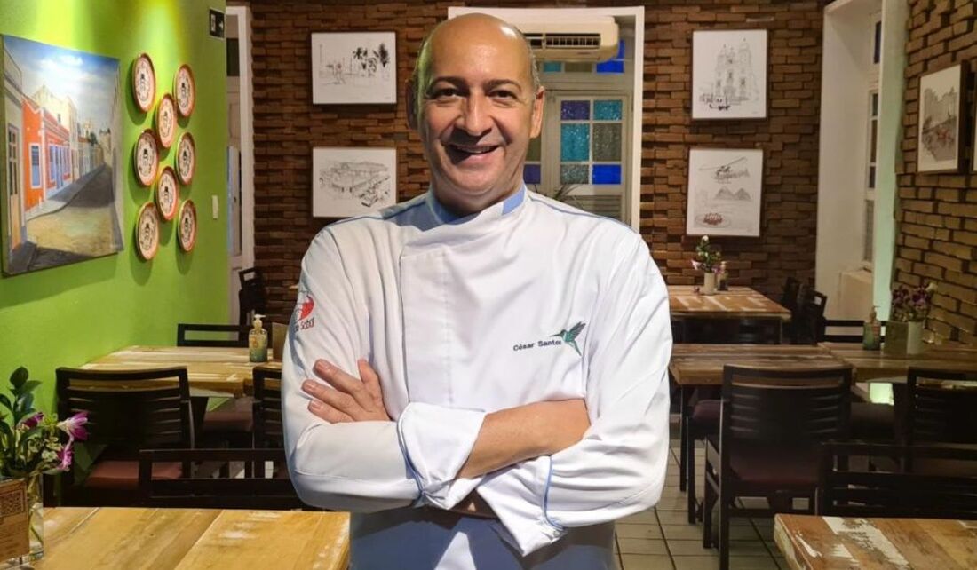 Chef César Santos, da Oficina do Sabor