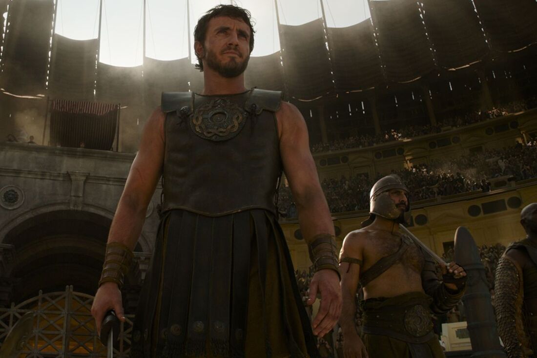 Paul Mescal fala como foi estar no Coliseu, criado por Ridley Scott em ''Gladiador II''