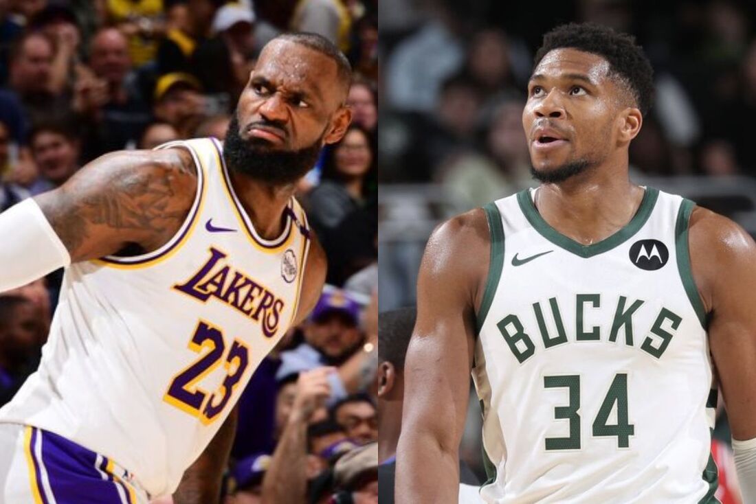 LeBron e Antetokounmpo dão show em grande noite da NBA