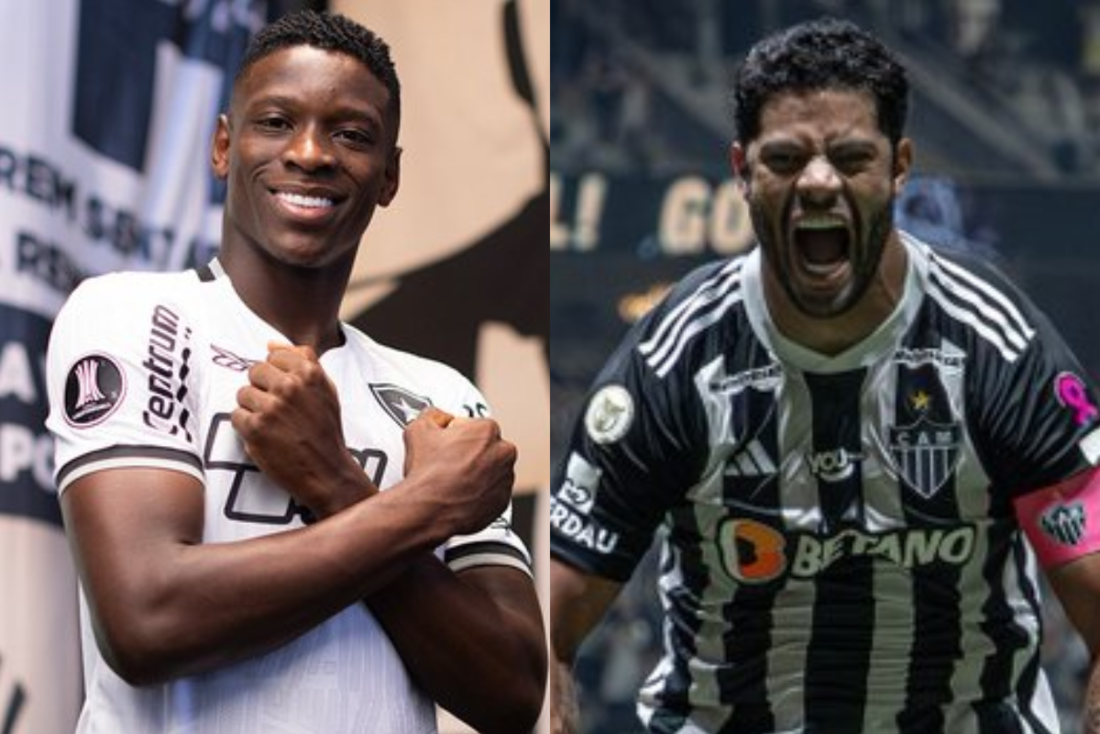 Luiz Henrique e Hulk se desentenderam após empate entre Atlético e Botafogo