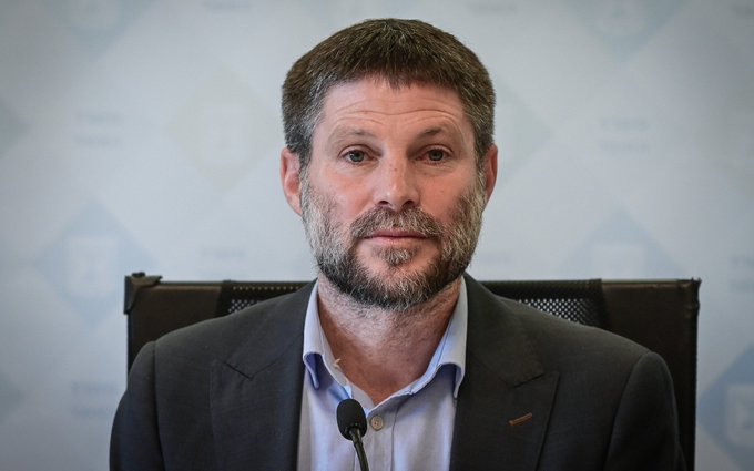 Ministro das Finanças israelense de extrema direita Bezalel Smotrich