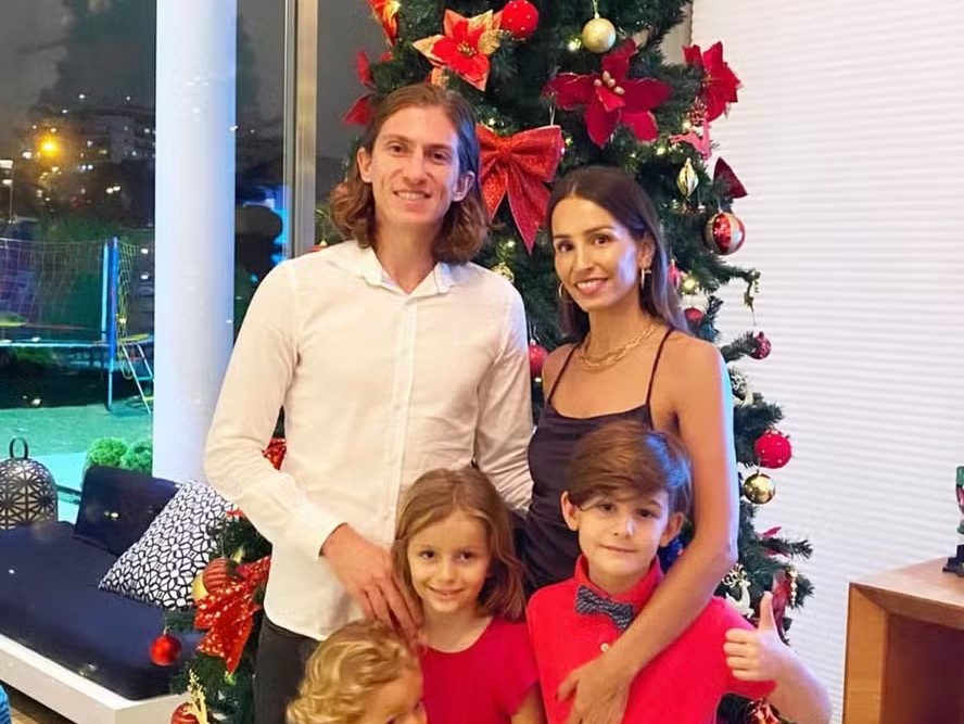 Família de Filipe Luís reunida no natal 