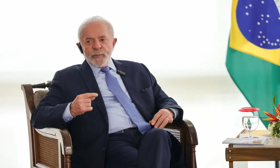 O presidente Luiz Inácio Lula da Silva