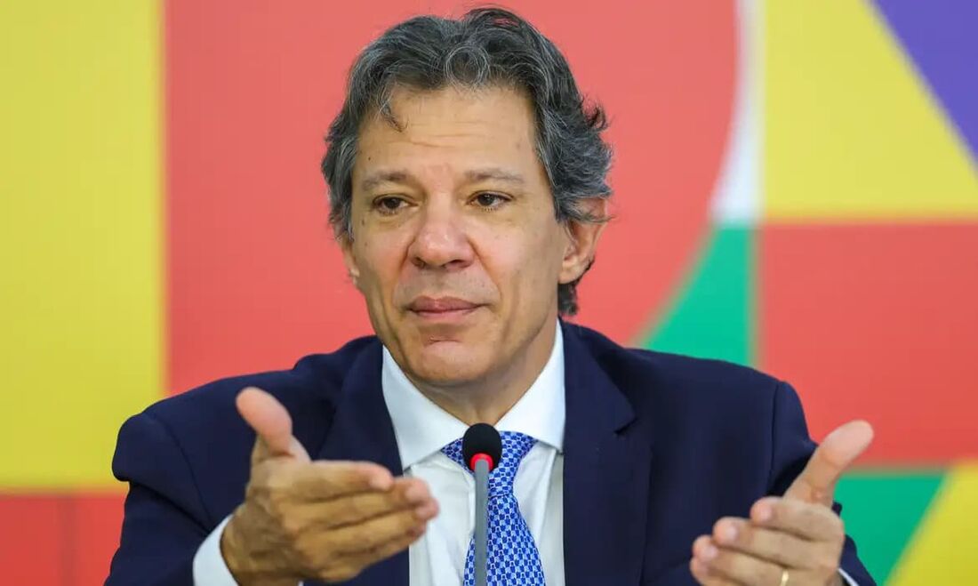 O ministro da Fazenda, Fernando Haddad.