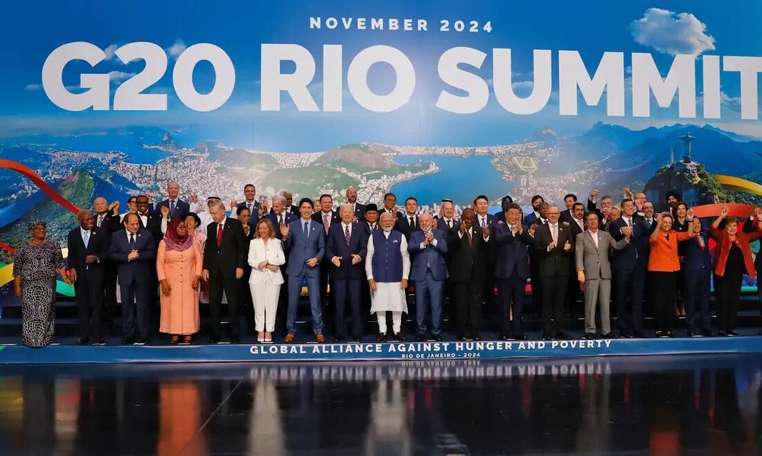 Fotografia oficial final do G20