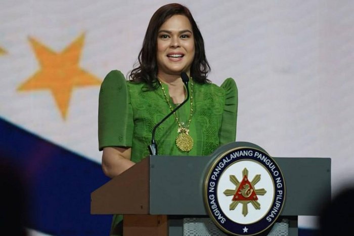 Sara é filha do ex-presidente Rodrigo Duterte