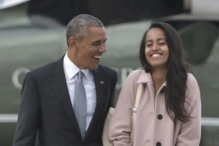 Barack e Malia Obama 