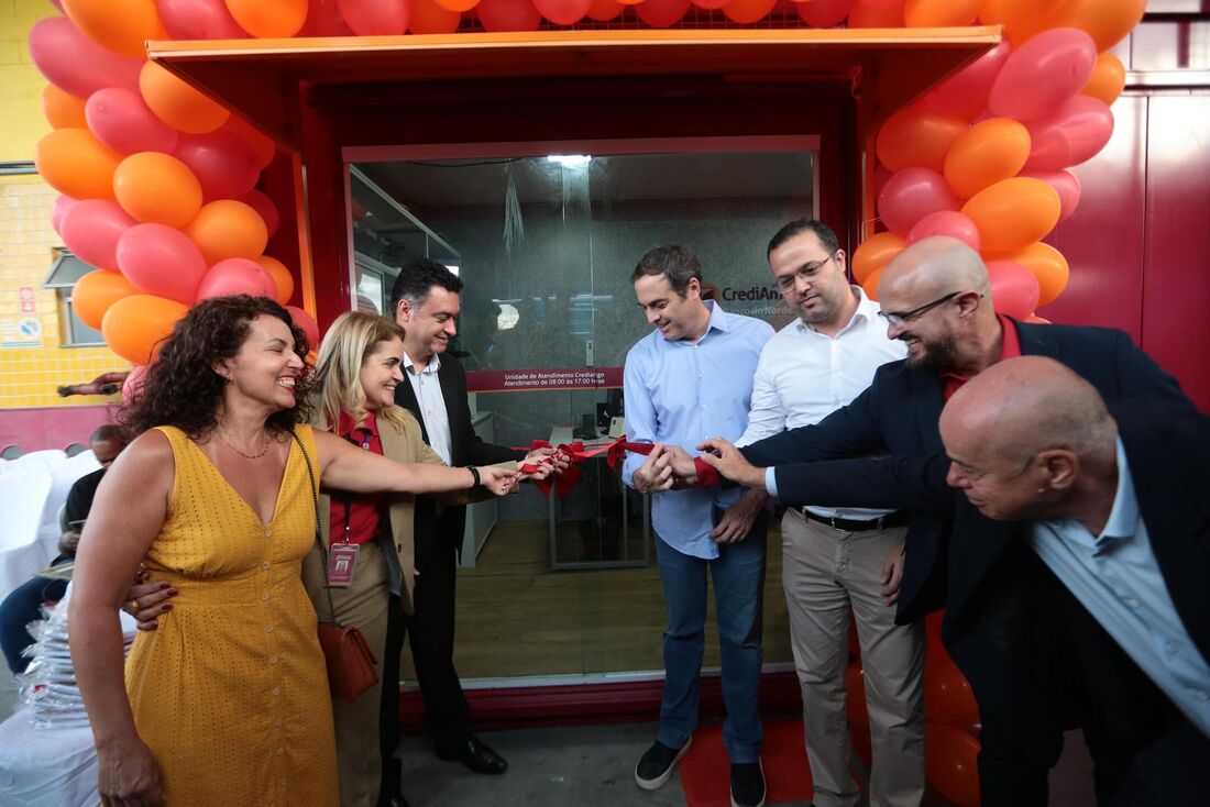 Abertura da nova loja do Crediamigo, programa de acesso ao crédito do Banco do Nordeste (BNB)