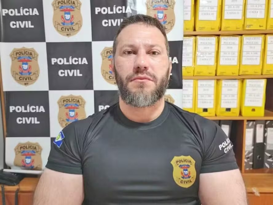 andidato do PL à Prefeitura de Brasnorte (MT), o delegado Eric Fantin 