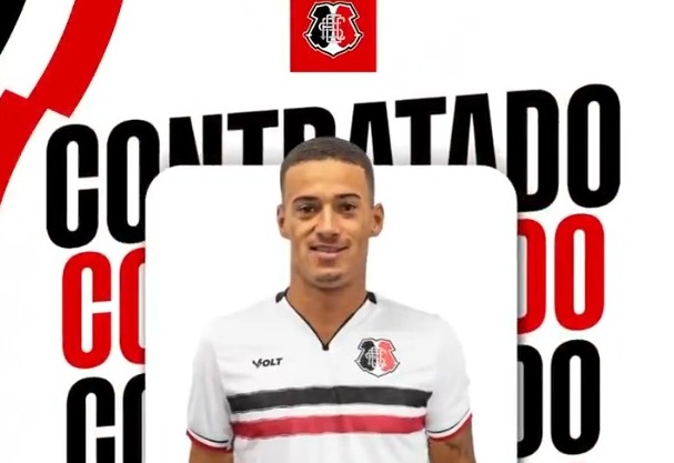 Vini Moura é o novo atacante do Santa Cruz