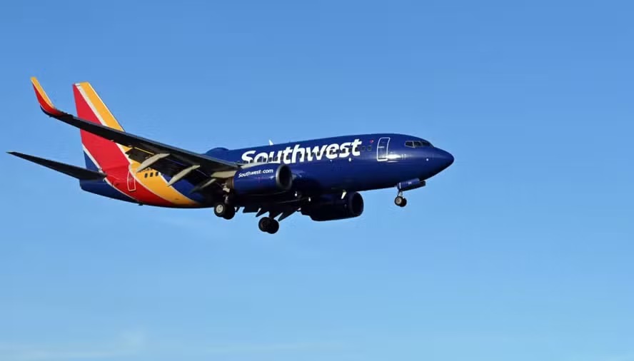 Avião da Southwest Airlines 