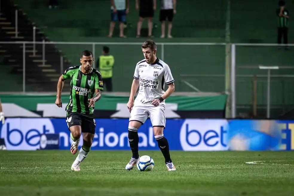 Duelo entre América-MG e Ceará no primeiro turno terminou em 2x2