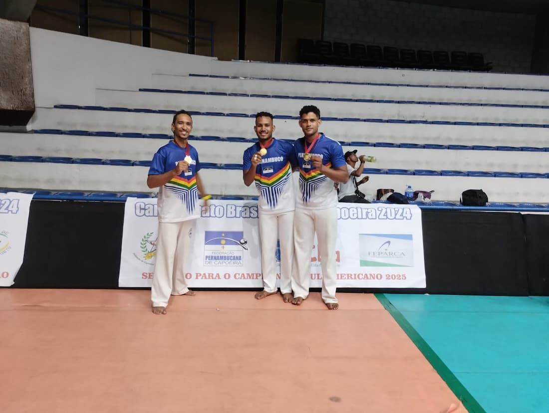 Pernambucanos conquistam medalhas no Campeonato Brasileiro de Capoeira