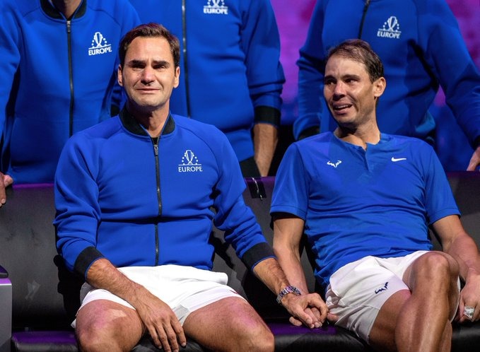 Roger Federer e Rafael Nadal juntos