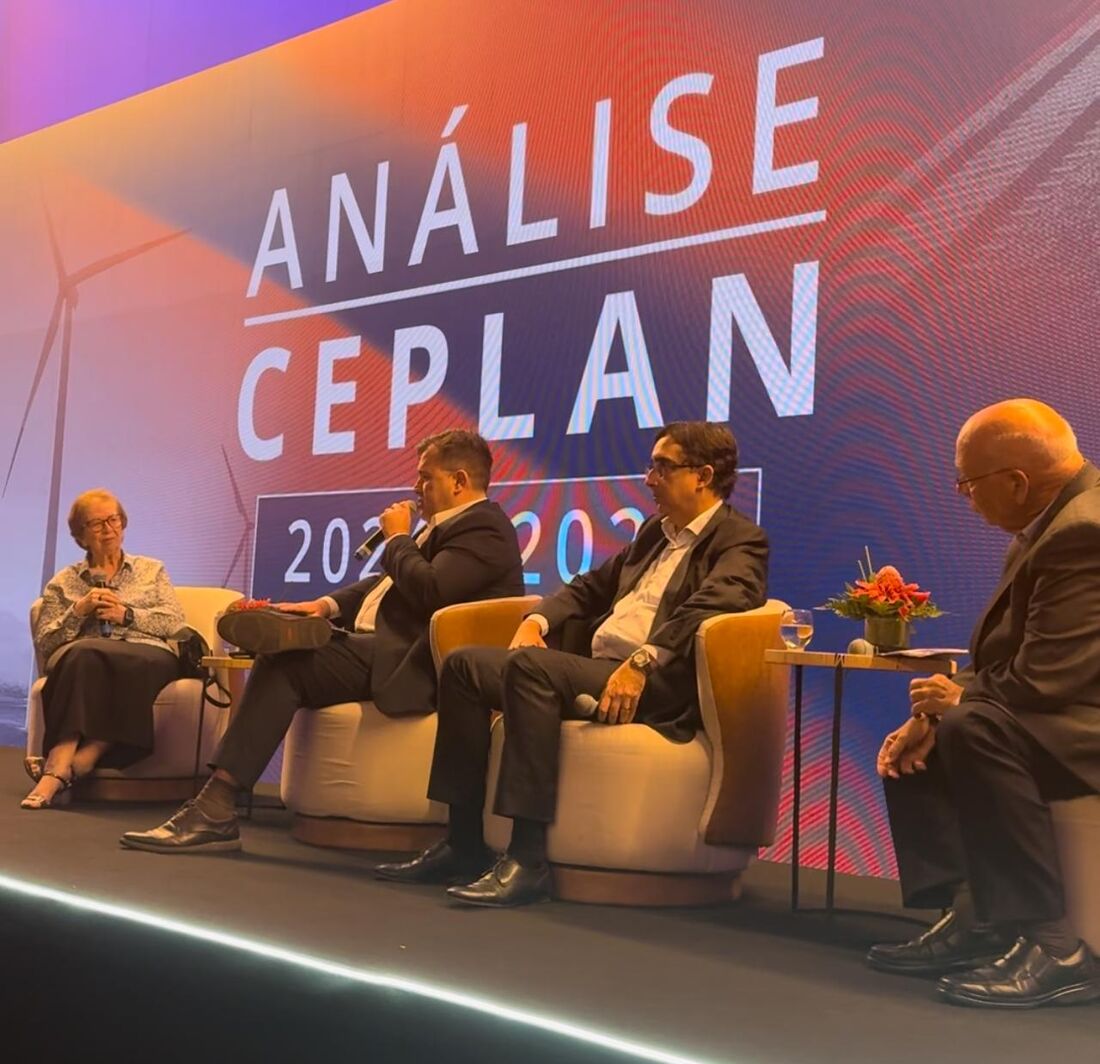 A economista Tânia Bacelar mediou o debate entre Marcio Guiot, presidente do Porto de Suape, Roberto Tavares, da sócio na Effico, Manoel Ferreira, presidente da Agemar, no evento Análise Ceplan