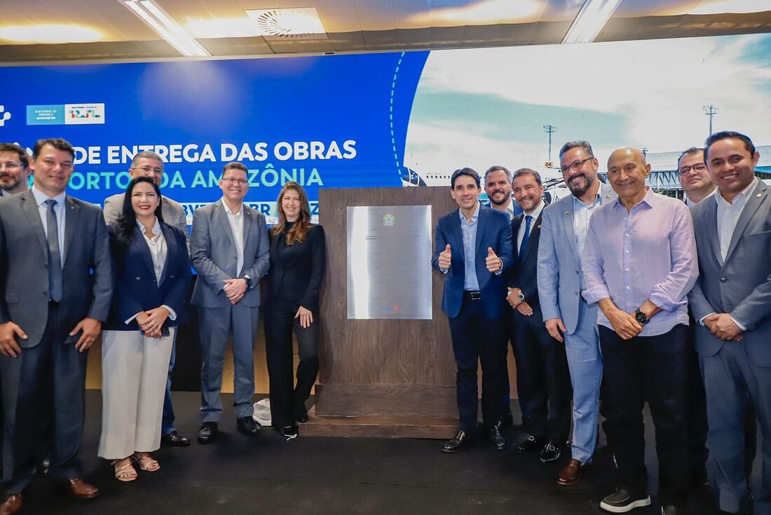 Silvio Costa Filho inaugura obras de modernização de sete aeroportos da região Norte