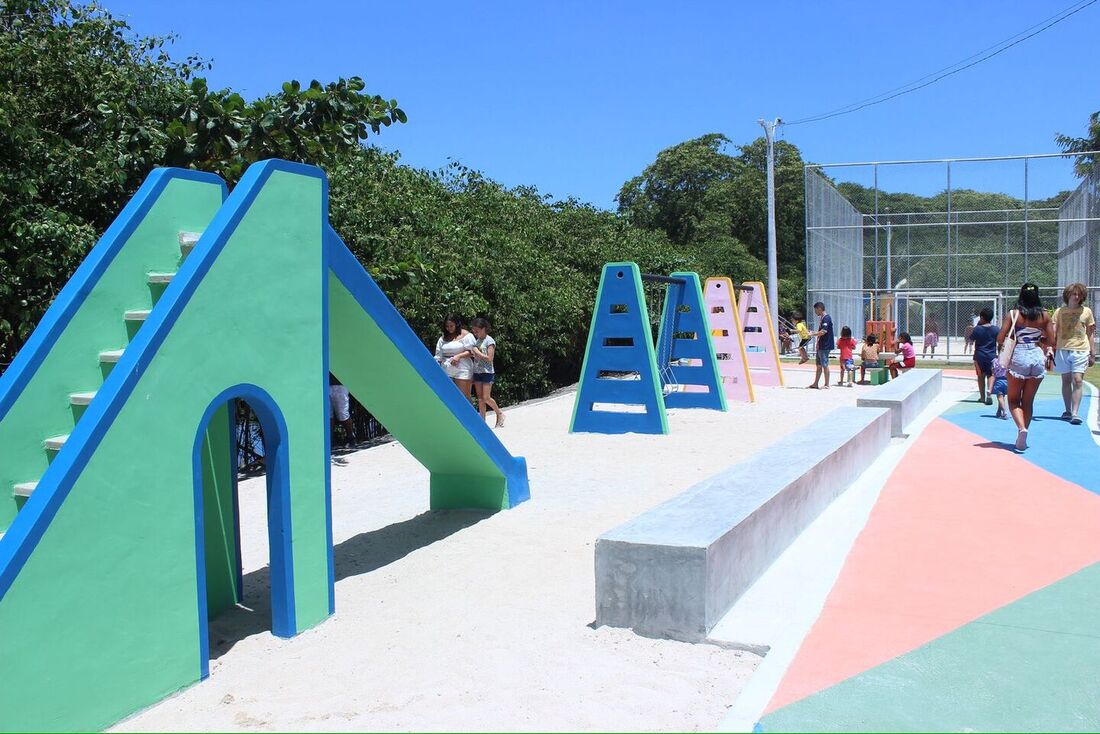 Parque alagável: primeiro do Recife é inaugurado