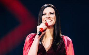 A cantora Laura Pausini