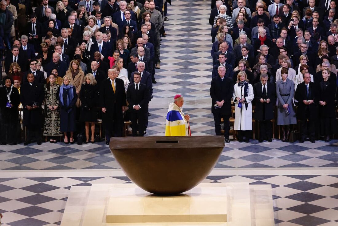 Primeira miss Ana Notre-Dame depois do incêndio ocorreu neste domingo (8)