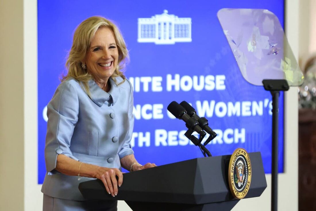 A primeira-dama dos EUA, Jill Biden