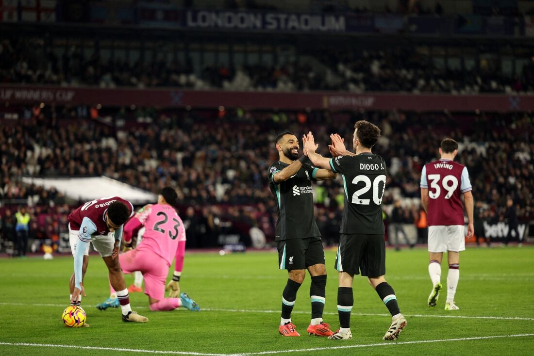 Salah é o grande destaque do Liverpool