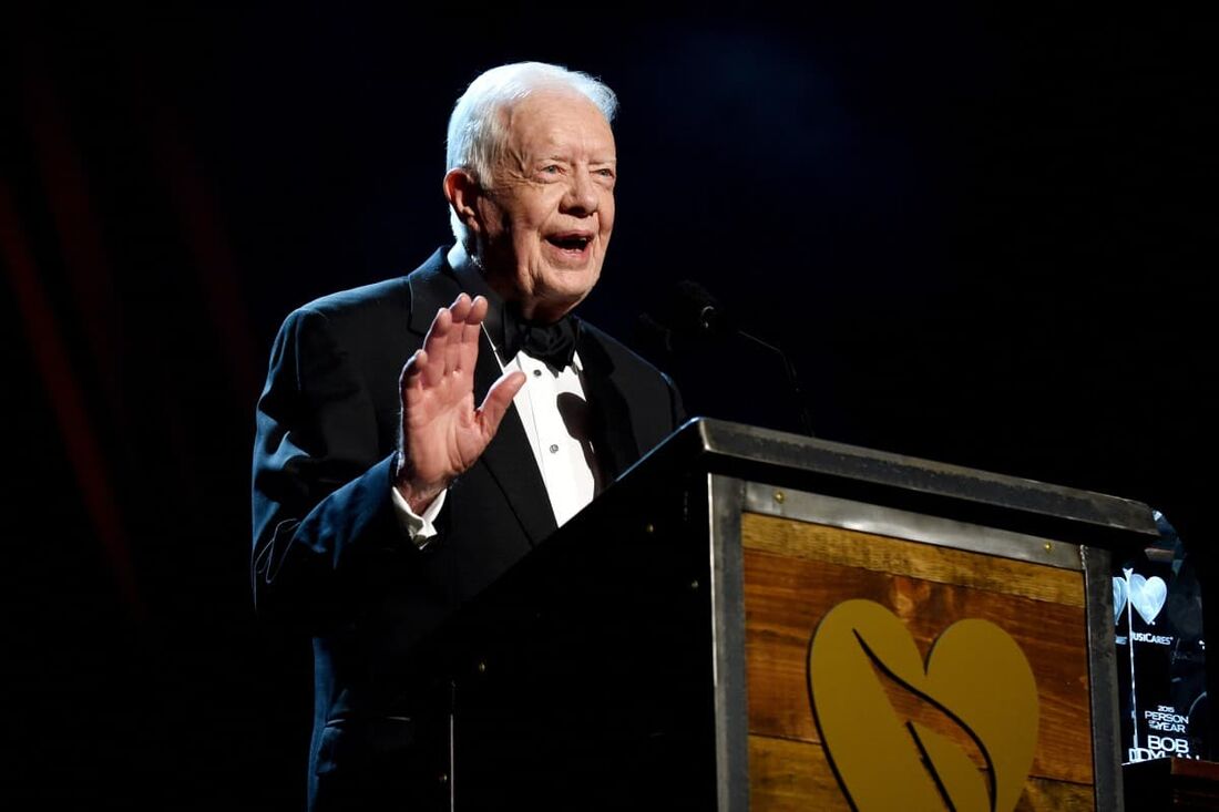 O falecido ex-presidente dos EUA Jimmy Carter