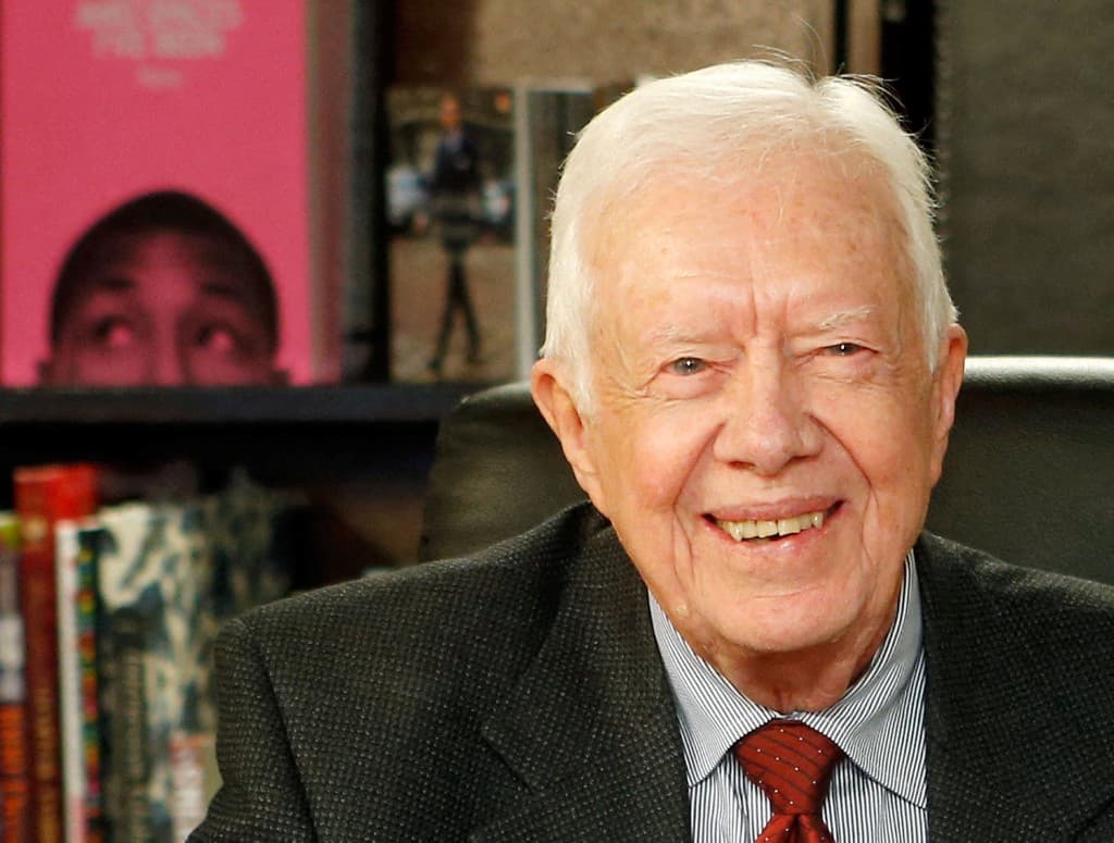 O ex-presidente dos EUA Jimmy Carter faleceu no domingo aos 100 anos