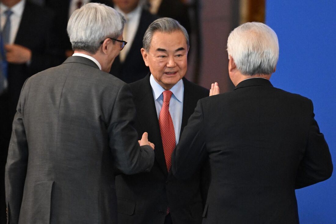 O Ministro das Relações Exteriores da China, Wang Yi 