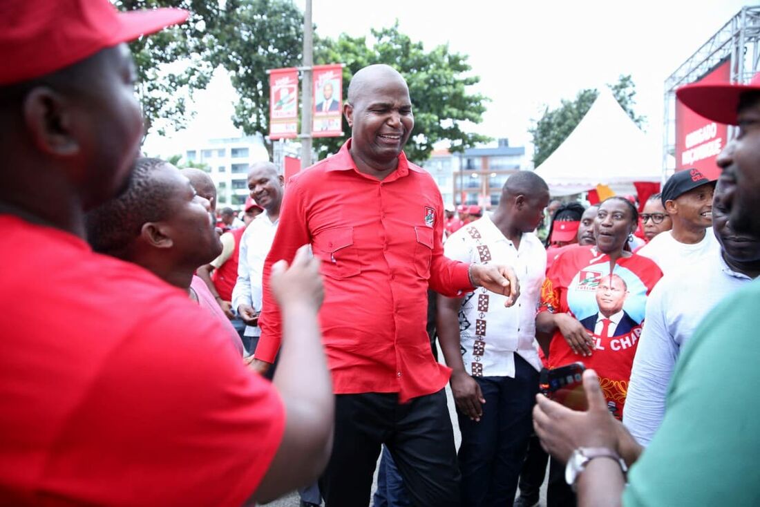 O presidente eleito de Moçambique, Daniel Chapo. 