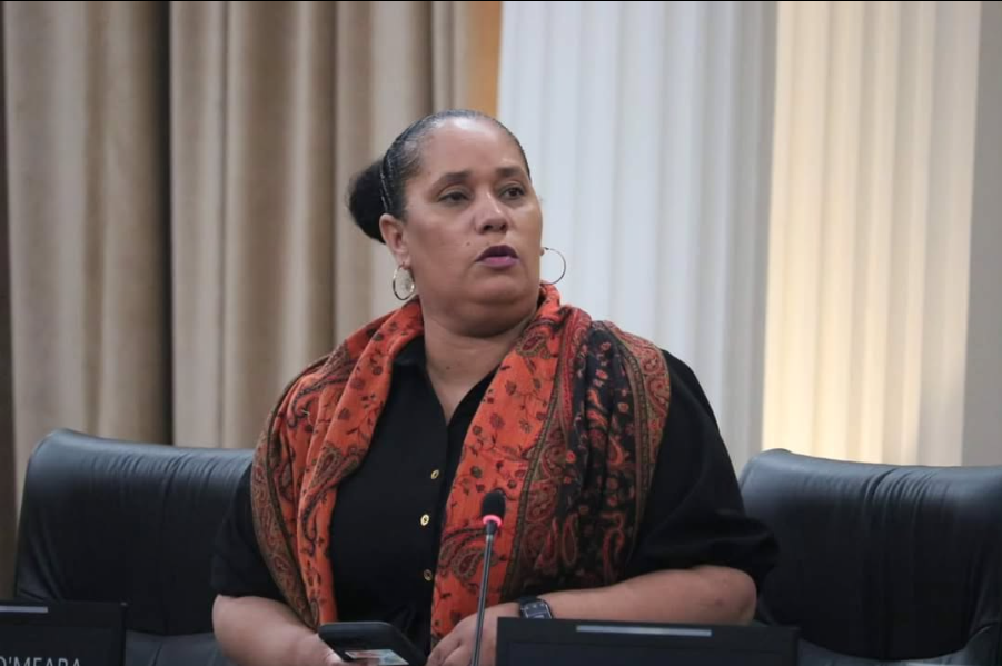 A ministra da Educação de Trinidad e Tobago, Lisa Morris-Julian.