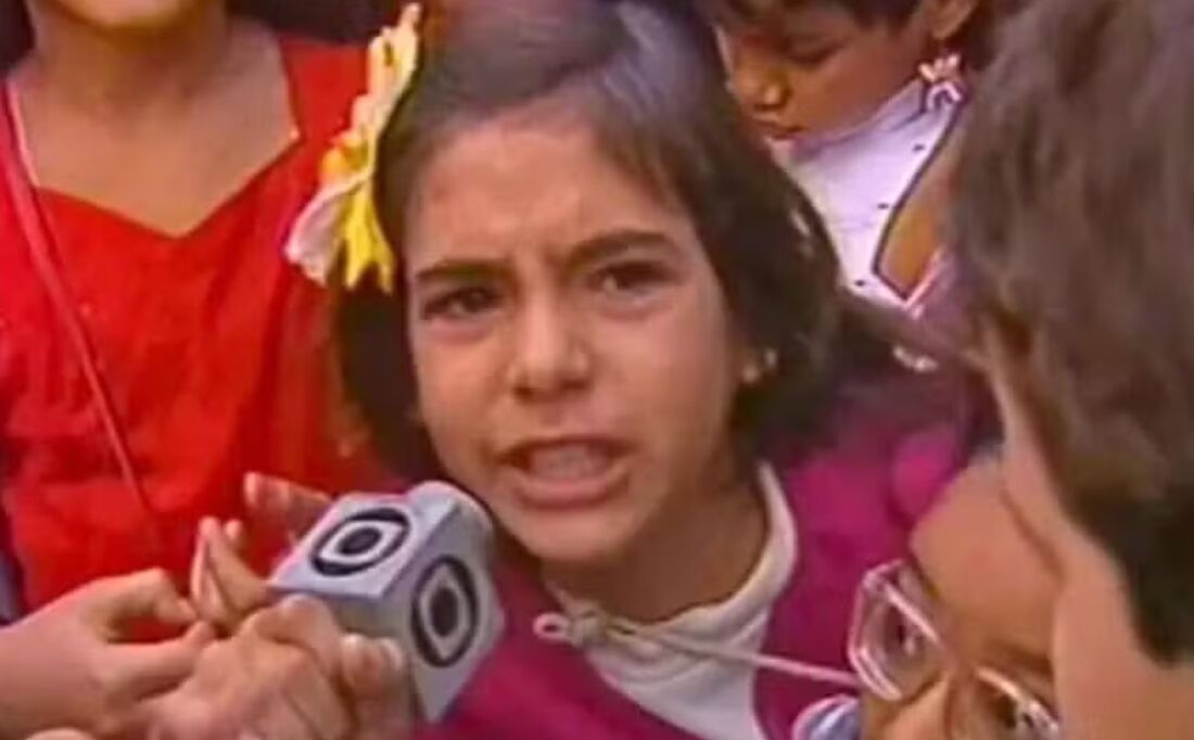 Menina do vídeo "Que xou da Xuxa é esse?", no documentário "Pra sempre Paquitas", do Globoplay 