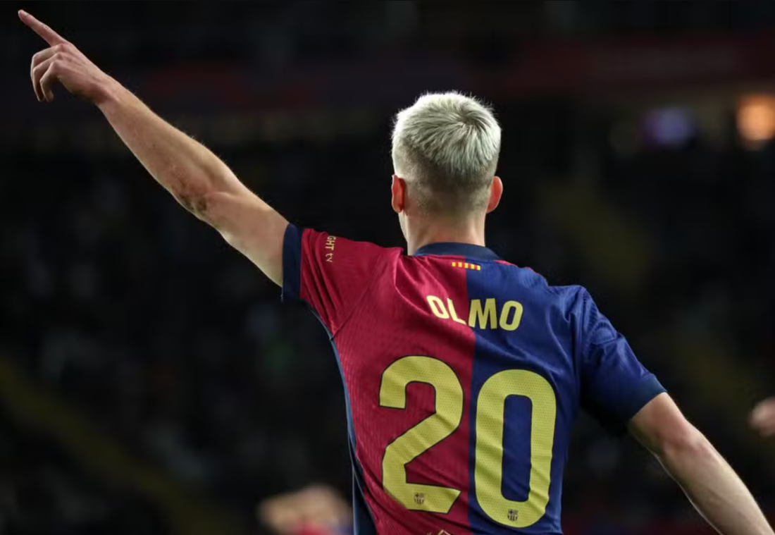 Dani Olmo, jogador do Barcelona 