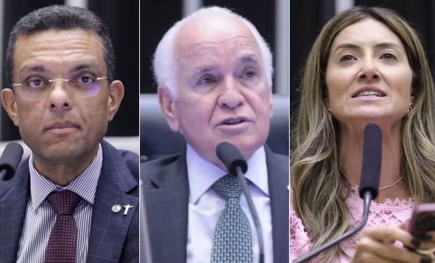 Deputados Otoni de Paula, Gilberto Nascimento e Greyce Elias 