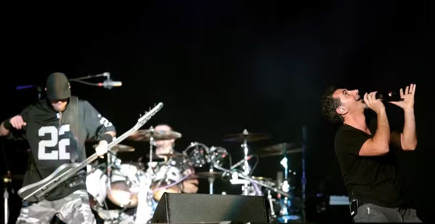 O grupo System of a Down no Rock in Rio de 2015