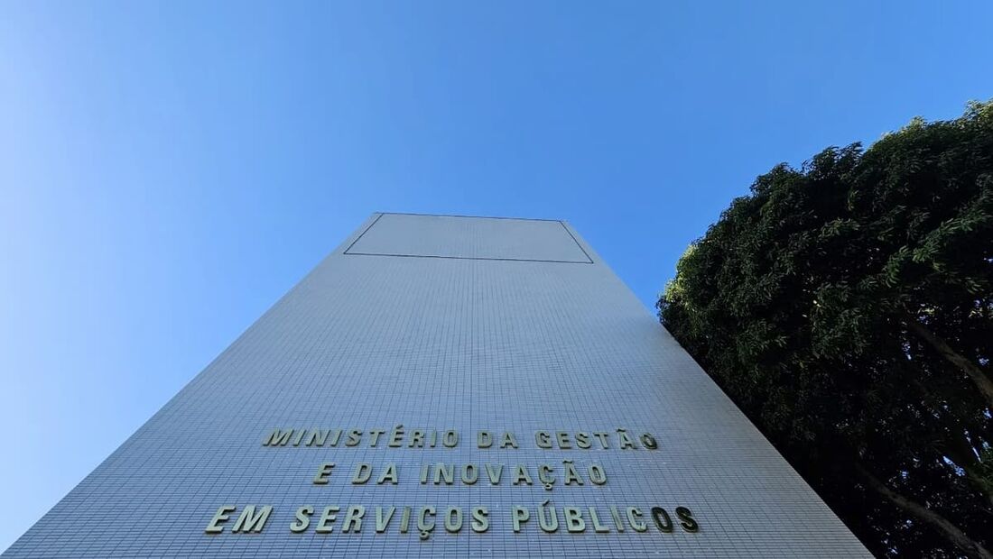 Fachada do Ministério da Gestão e Inovação (MGI)