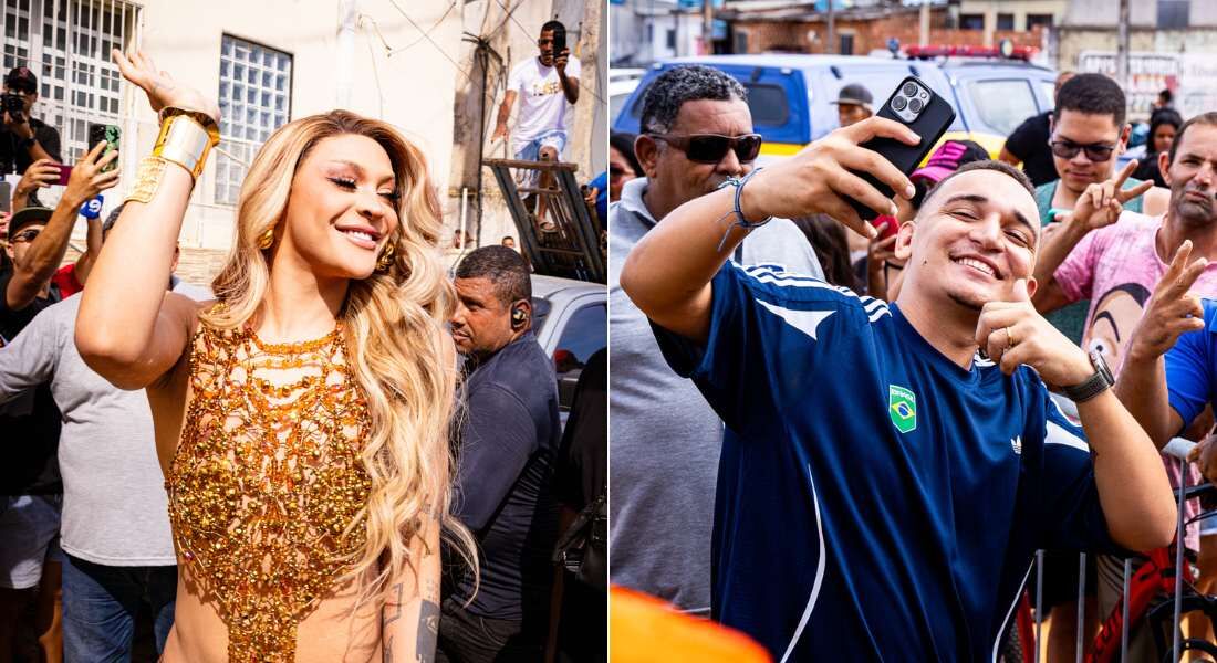 Pabllo Vittar e João Gomes gravam no Recife