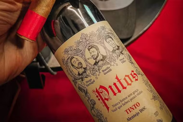 Rótulo do vinho "Putos"