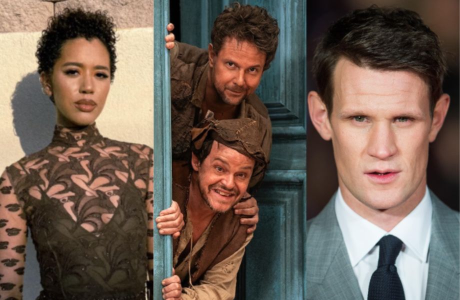 A atriz Jasmin Savoy Brown (Yellowjackets), os atores Selton Mello e Matheus Natchtergaele (Auto da Compadecida 2) e o ator Matt Smith (Doctor Who)