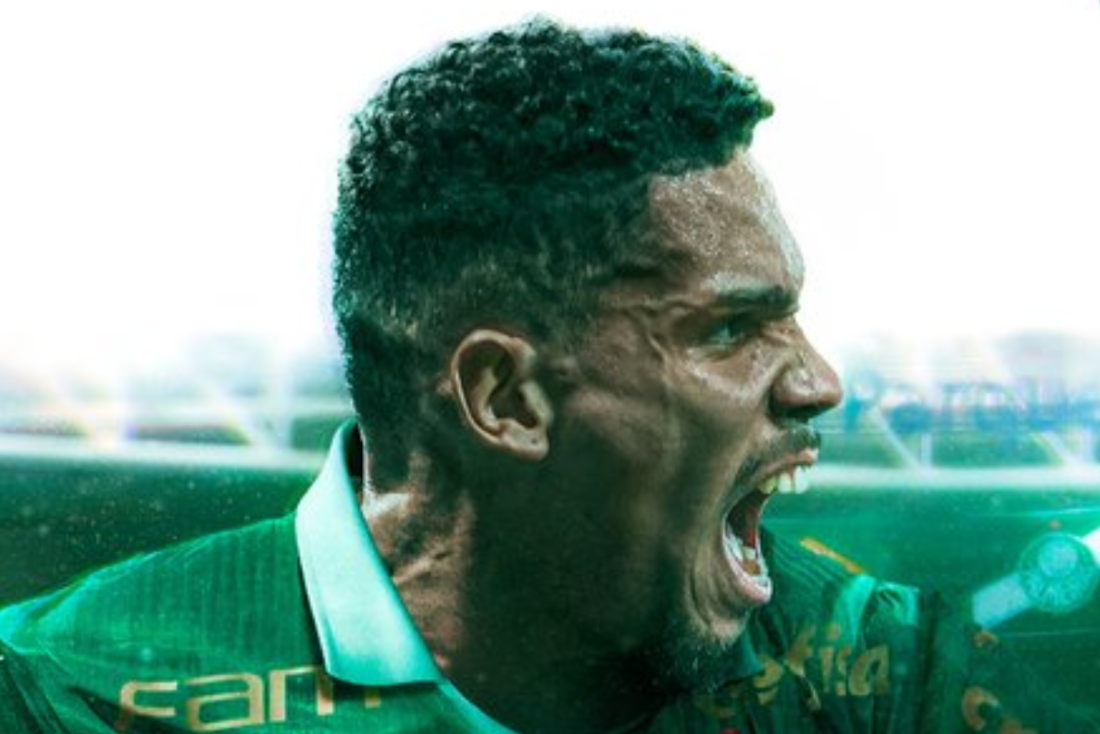 Paulinho em post do Palmeiras de apresentação do jogador