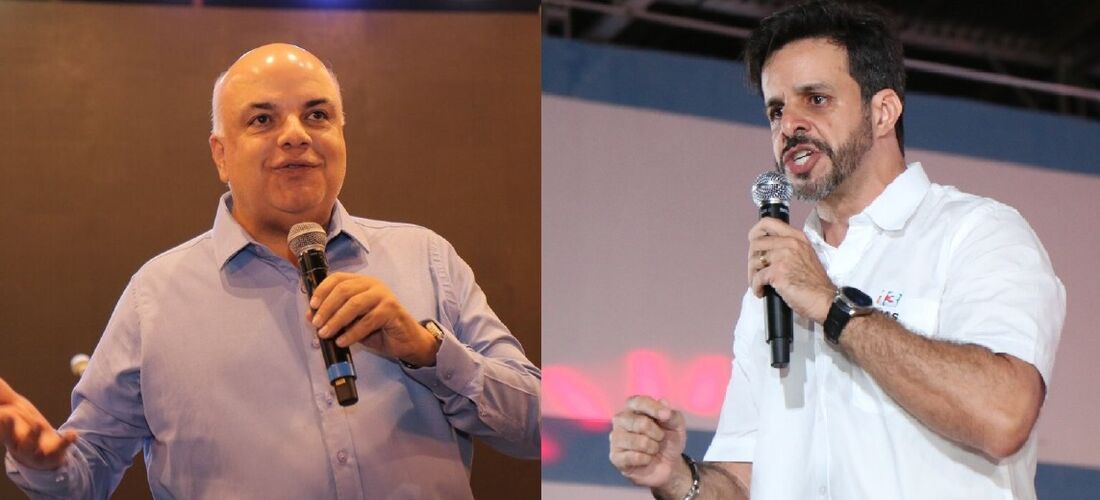 Yuri Romão (esq) e Rafael Arruda (dir) buscam cadeira do Executivo no Sport